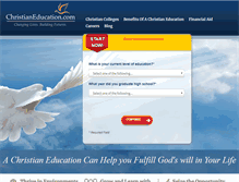 Tablet Screenshot of christianeducation.com